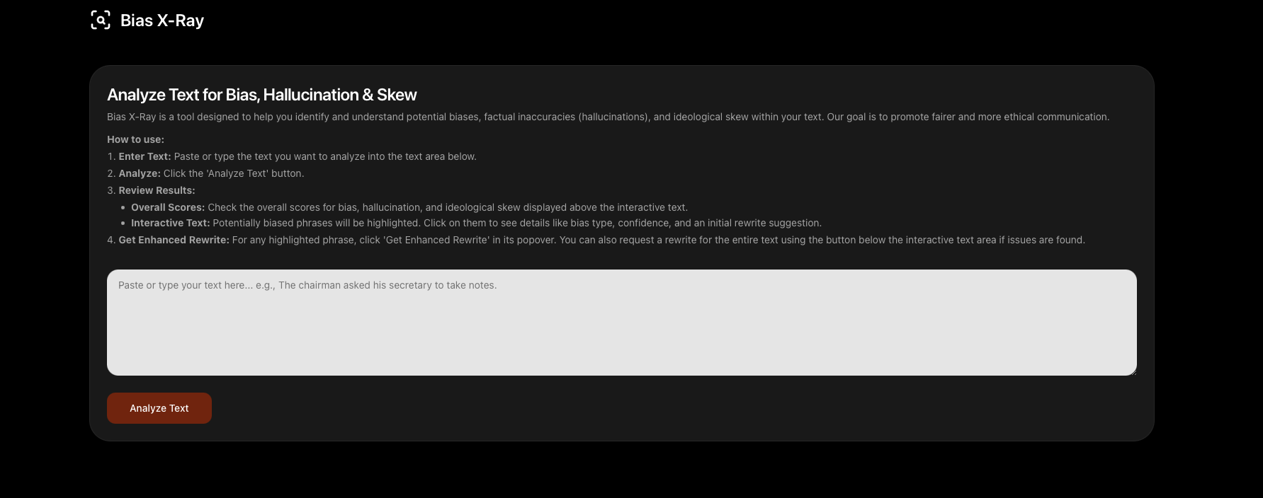 BiasXRay AI Ethics Platform